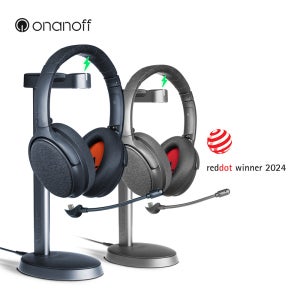 온앤오프 버디폰 FOKUS+노이즈 캔슬링 청력보호 헤드폰 무선충전 거치대 탈착형 붐마이크 . 블루투스 . 스터디모드 . 멀티포인트 페어링
