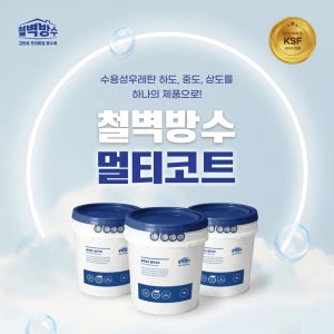 철벽방수 하도 중도 상도를 한번에! 옥상방수제 멀티코트 (18L)