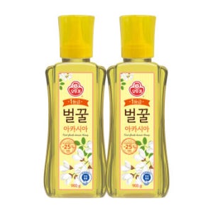 오뚜기 1등급 아카시아 벌꿀 900g 2개