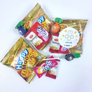 교회 학원 판촉 어린이집 학교 행사 시험 응원 동호회 웨딩 간식선물꾸러미 답례품 과자세트