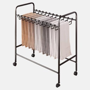 핫버튼 바지행거 1단 바지 전용 걸이