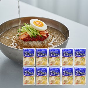 신혜인 궁중 소고기 냉면육수 310ml x10개 시원하고 깔끔한 냉면 만들기 재료 업소용