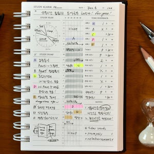 데일리 스터디 플래너 데일리리포트 학생플래너 고시생 공부다이어리 타임테이블 자기계발