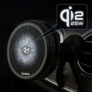 보듀엔 QI2.2 25W 초고속 냉각 맥세이프 차량용 핸드폰 무선충전 거치대 VC PRO