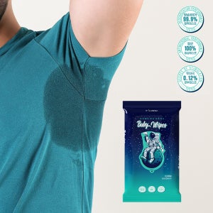 폴라레나 항균 데오드란트 겨드랑이 티슈 바디 땀냄새 암내 제거 무자극 180g, 10개