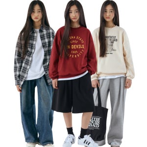 아이라인키즈 봄 주니어 여아 의류 초등학생 바지 티셔츠 맨투맨 상하복 세트 아동복