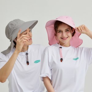에스티홀리데이 햇빛가리개모자 여름 등산모자 남성 여성 차양햇 그늘 뒷목가리개 ST061
