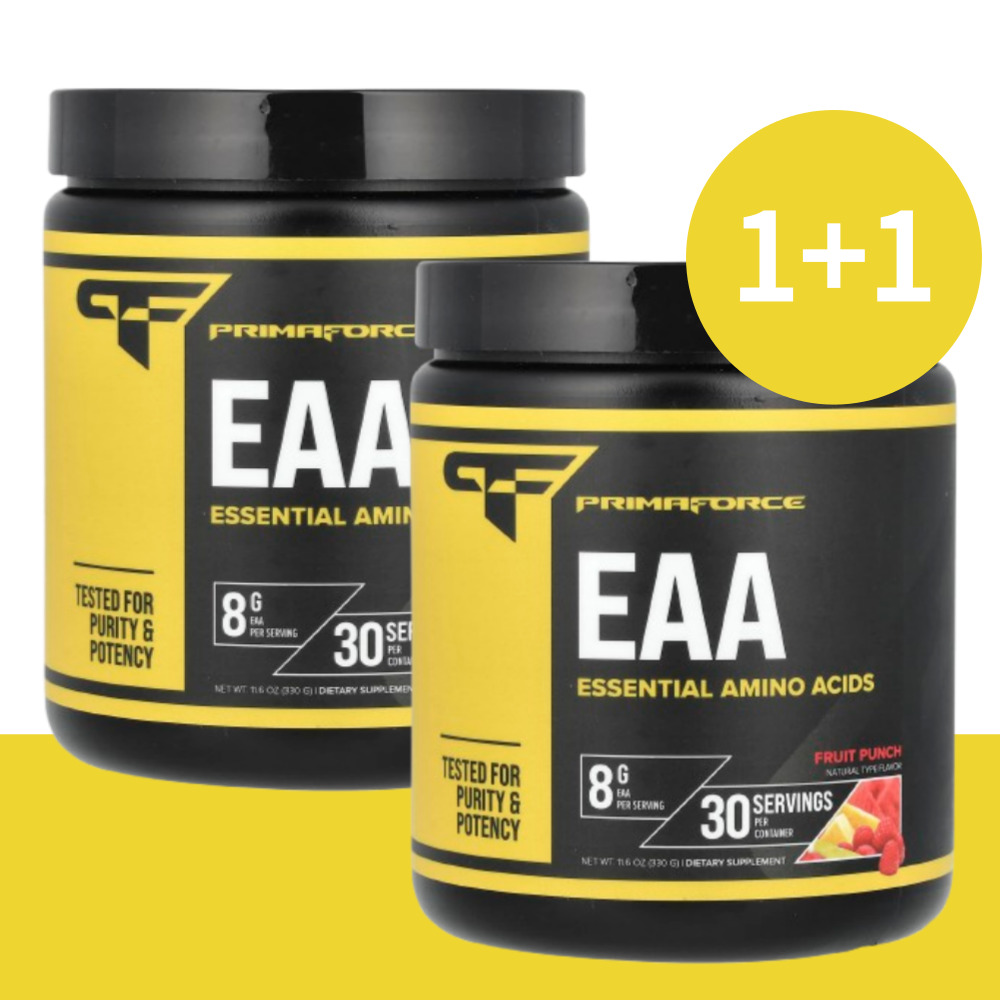 <b>프리마포스 에너지</b> 부스터 EAA 필수 아미노산 과일 펀치 330g(1+1)