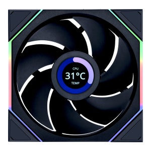 리안리 UNI FAN TL Wireless LCD 140 (블랙)