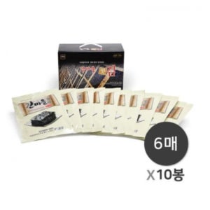 [1호] 맛있는 서천조미김 감마을맛김 재래 전장김 선물세트 6개입, 10개