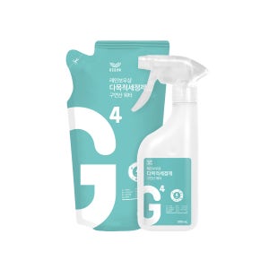 레인보우샵 다목적세정제 구연산 워터 500ml 리필세트(용기+리필)