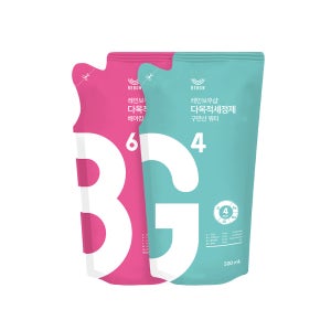 레인보우샵 다목적세정제 세정듀오 리필(베이킹소다 워터 500ml + 구연산 워터 500ml)
