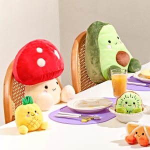 팜팔스 파티 사이즈 토마토 아보카도 버블티 케이크 대형인형 35cm