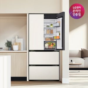 LG 디오스 오브제컬렉션 김치톡톡 Fit & Max Z484GBB123S (글라스/베이지+베이지) 빌트인