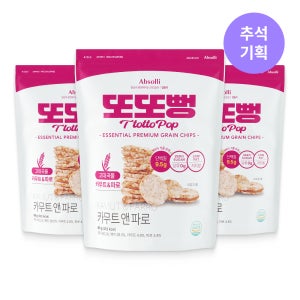 3개입 또또뻥 카무트 파로 뻥튀기 현미 고단백 과자 아기 쌀 뻥튀기