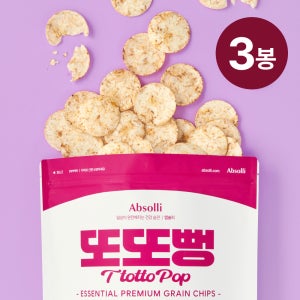또또뻥 고대곡물 호라산밀 앤 파로 95g x 3봉 현미 뻥튀기 무설탕 건강간식