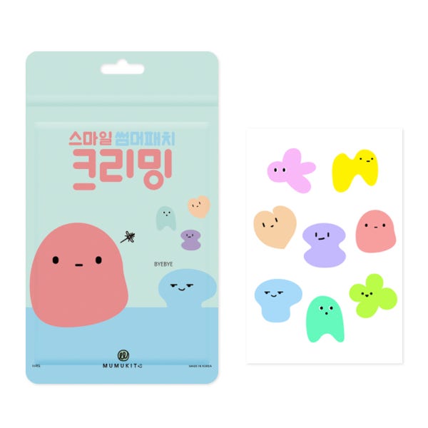 무무키토 스마일 썸머패치 크리밍 64매입 유아 어린이
