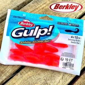 버클리 걸프 스위밍 뮬렛 뮬랫 그럽웜 광어 우럭 농어 전용 소프트 베이트 SR, 10cm(4인치)