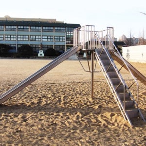 월드스포츠산업 학교공원체육 미끄럼틀 1승2방락 WD-H-8B