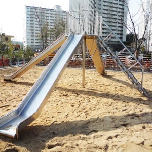 월드스포츠산업 학교공원체육 미끄럼틀 1승3방락 WD-H-8C