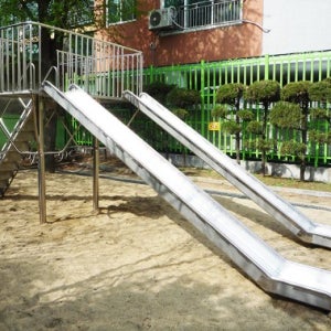 월드스포츠산업 학교공원체육 미끄럼틀 1승2방락 대형 WD-P-0008A