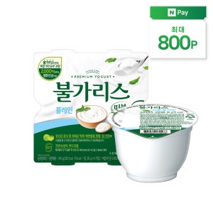 [냉장] 떠먹는 불가리스 플레인 85g X 4입