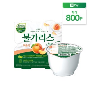 [냉장] 떠먹는 불가리스 복숭아 85g X 4입
