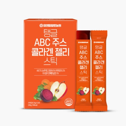 탱글 <b>ABC 주스 콜라겐</b> 젤리 <b>스틱</b> 20g x 15포