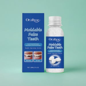 임시 가짜 치아 이빨 만들기 깨진 인공 치아 접착제 30ml