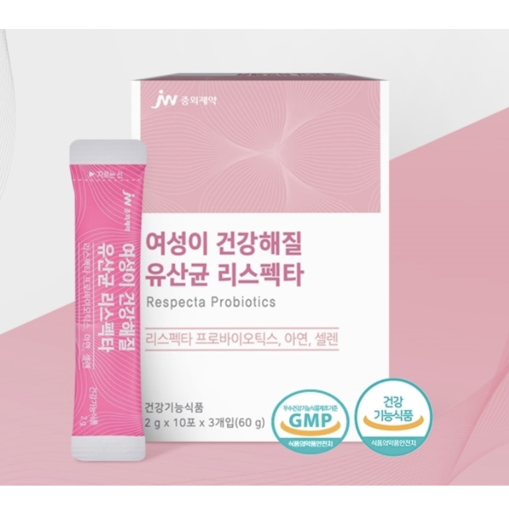 여성질유산균 여성이 <b>건강</b>해질 유산균 리스펙타 30포