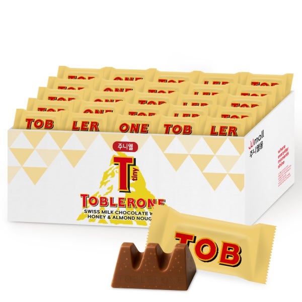 토블론 초콜릿 미니 삼각 밀크 초콜렛 1box