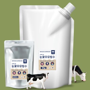 소적두 눈꽃우유빙수 2kg 업소용 빙수기 연유베이스