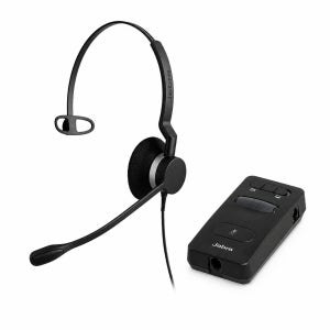 Jabra Link 860+Biz 2300 QD NC Mono 콜센터 헤드셋 증폭기 세트
