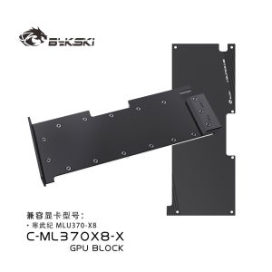 Bykski C-ML370X8-X 그래픽 카드 수냉 헤드 풀 메탈 구조 Cambrian MLU370-X8