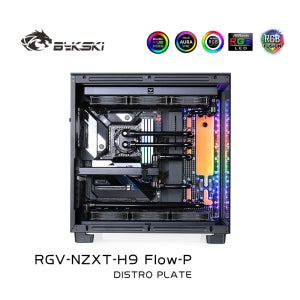 Bykski RGV-NZXT-H9 Flow-P NJ H9 Flow 수로 플레이트 가이드 플레이트 솔루션