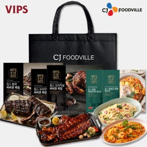 빕스 프리미엄 선물세트 4호(오리지널 폭립 2개+블랙 바비큐폭립 1개+파스타 2종)
