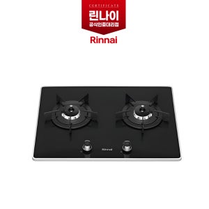 린나이 2구가스쿡탑 매립형 블랙펄 고급형RBR-P2501D 건전지타입