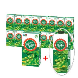 정식품 두유 베지밀 에이 증정 에이, 190ml, 16개