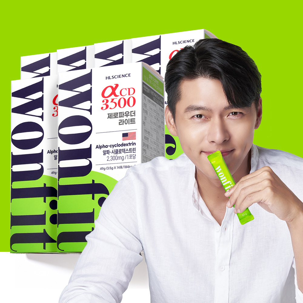 원핏 알파CD 3500 제로파우더 라이트 알파씨디 알파시클로덱스트린 14포, 6개