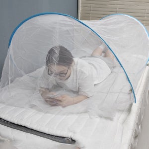 1인용 접이식 원터치 모기장 동남아 열대지방 해외여행 필수품 침대용 휴대용 여행용