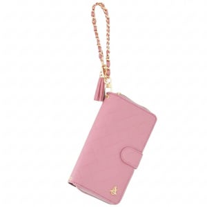 지퍼 다이어리 지갑 폰케이스 이펄 N986N 핑크, 갤럭시 노트20 울트라