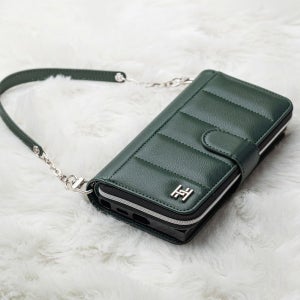 엘지V40 씽큐 케이스 패딩 지퍼 지갑 다이어리 카키 (KGS), LG V40 ThinQ