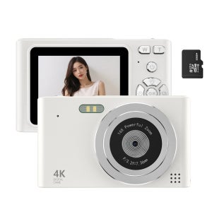 RUNHome 4800w 레트로 미니 디지털 카메라 여행용 인생+64G메모리카드