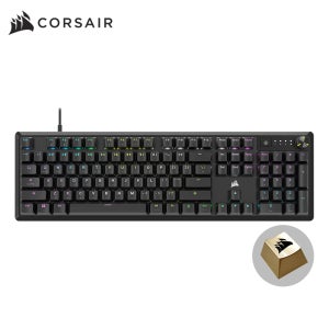 커세어 K70 RGB CORE BLACK 게이밍 기계식 키보드 골드키캡 에디션