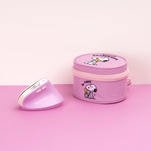 스누피 버티컬 무선 무소음 마우스