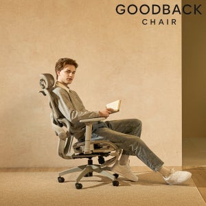 굿백체어 V1 허리의자 사무실 의자 사무용 컴퓨터 허리가 편한 메쉬 공부 책상 침대 척추