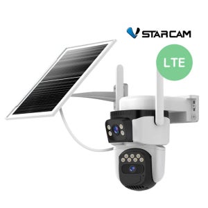 브이스타캠 V400GD LTE 유심지원 듀얼렌즈 실외용 CCTV 태양광충전