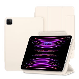 아이패드 프로 6세대 5세대 폴리오 펜슬 수납 케이스 바닐라크림, 프로 6/5세대 12.9