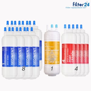 코웨이 CHPI-6500L 정수기필터 호환 2년세트 [6인치 8+1+4 RO역삼투압]