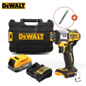 디월트 DCF845E1 20V 충전 임팩트 드릴 파워스텍 1.7Ah 배터리 1개 세트